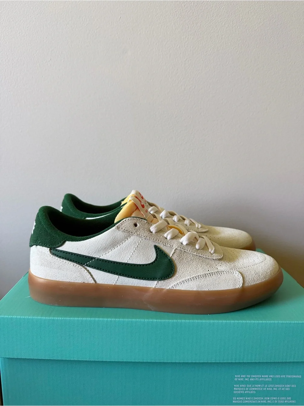 Nike SB Heritage Vulc Green Sail CD5010-104 Men’s Size 9